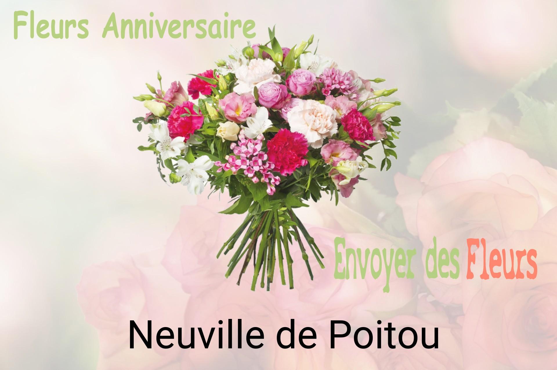 Bouquet de fleurs d’anniversaire livré à Neuville-de-Poitou